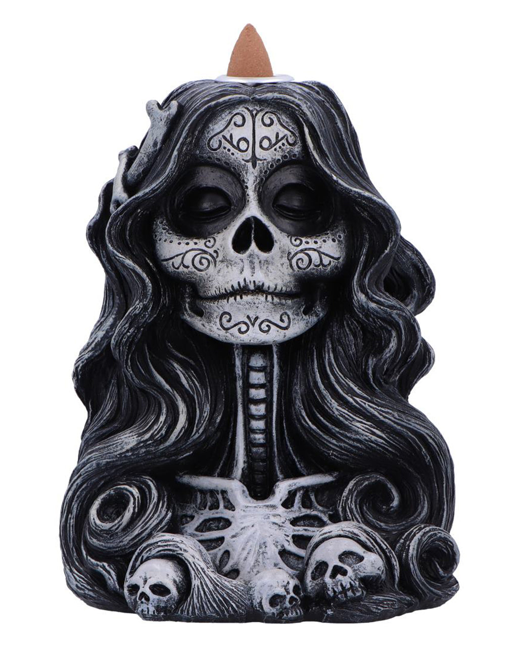 Calavera's Opfergabe Backflow Räucherkegelhalter 16cm