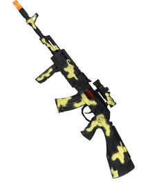 Camouflage Spielzeuggewehr mit Soundeffekt