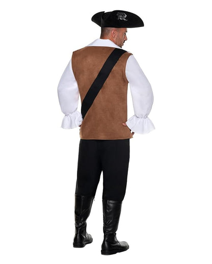 Captain Old Oak Piraten Herren Kostüm 2-tlg.