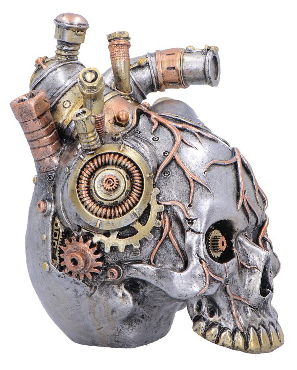 Cardiac Cranium Steampunk Totenkopf 17,5cm