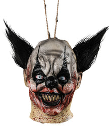 Carnevil Clown With Hair Shrunken Head Hanging Figure 15cm
