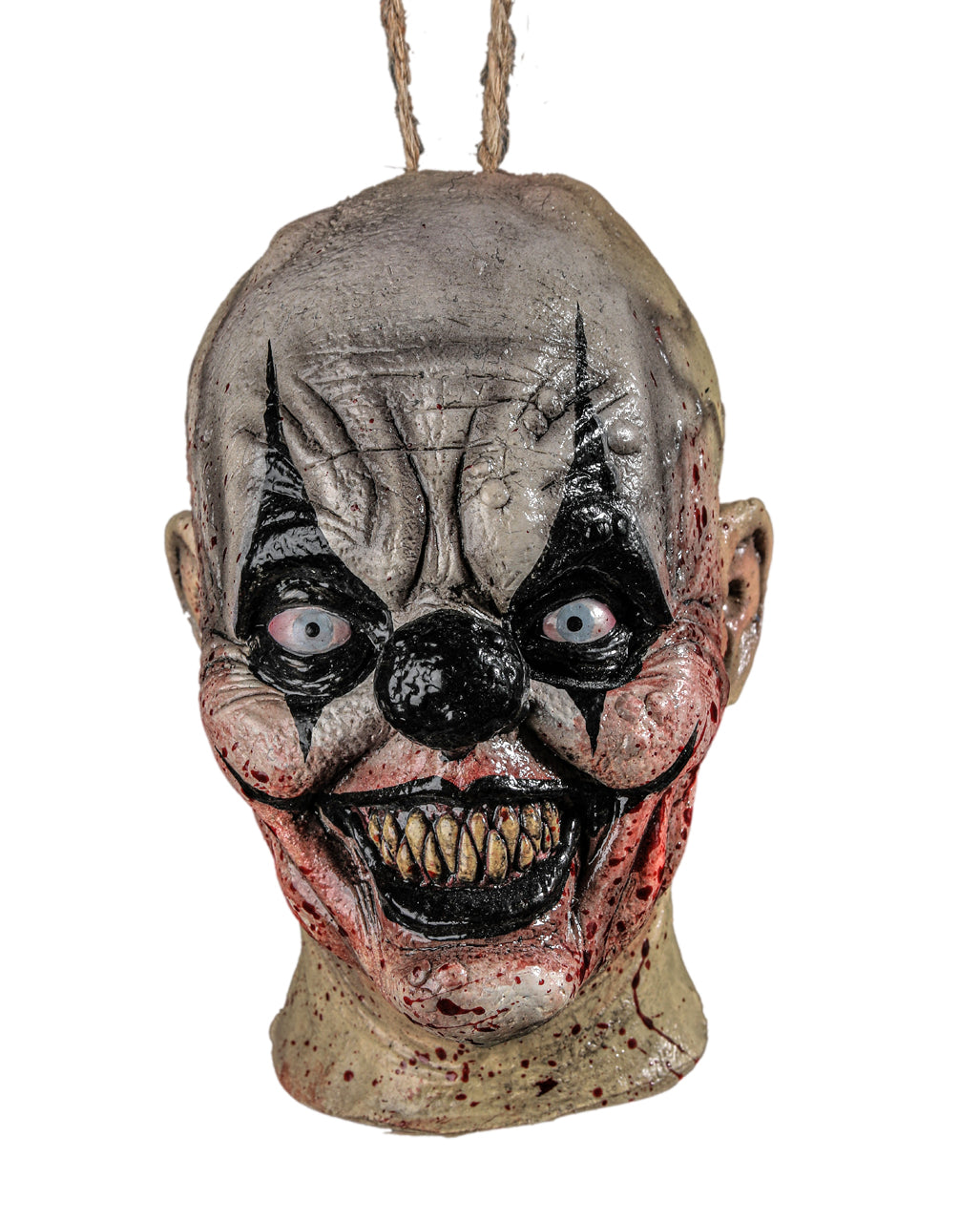 Carnevil Horror Clown Without Hair Shrunken Head Hanging Figure 15cm