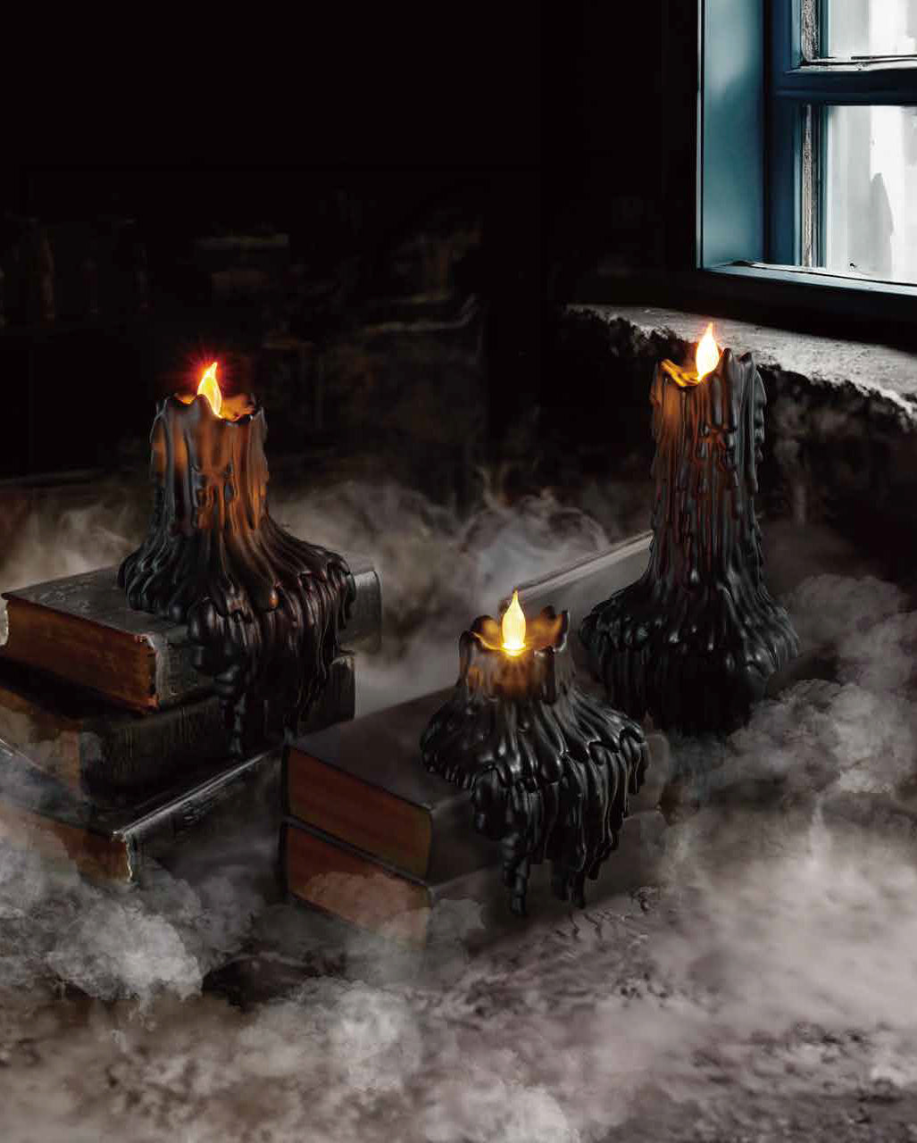 Cascade d’Ombre Gothic LED Kerzen 3er-Set