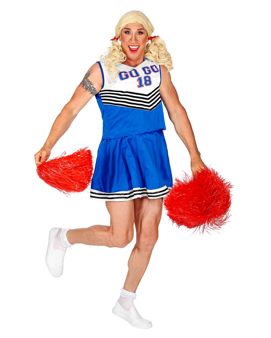 Cheerleader Mannenkostuum