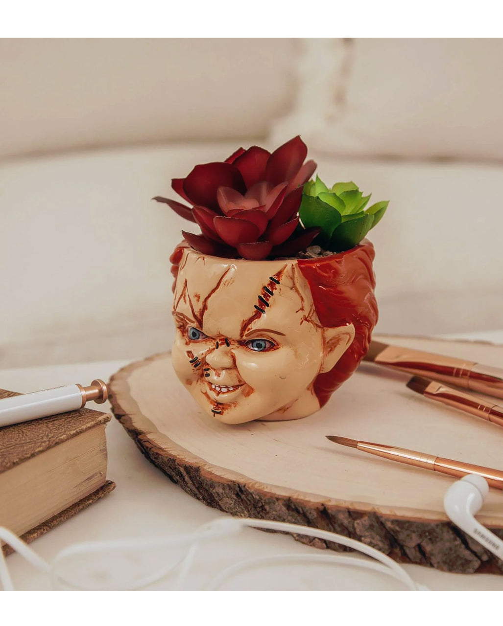 Child's Play Chucky Topf mit Sukkulente