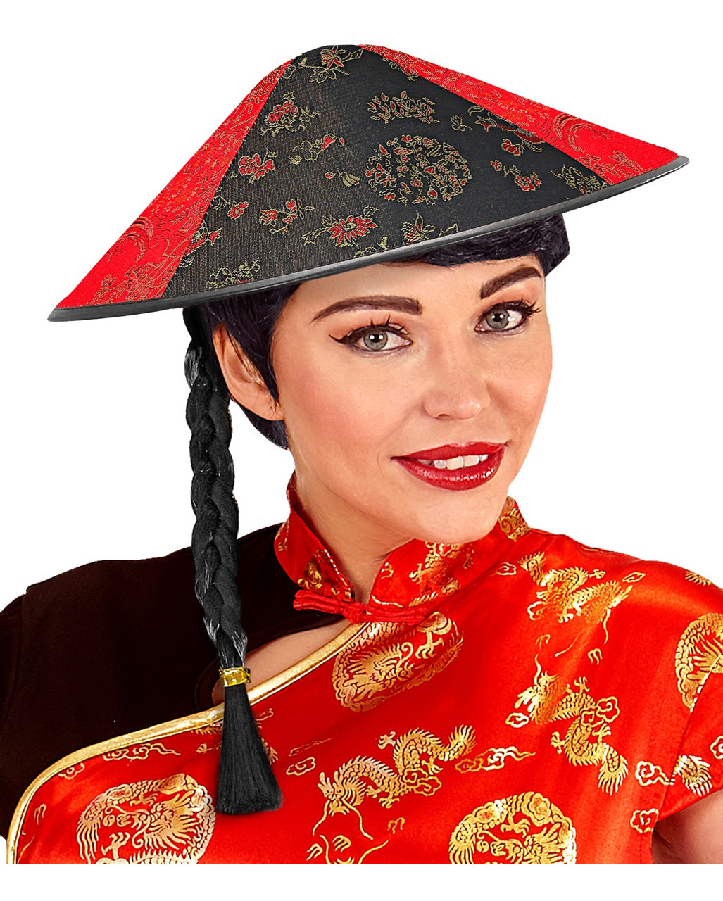 Satin Chinesen Hut