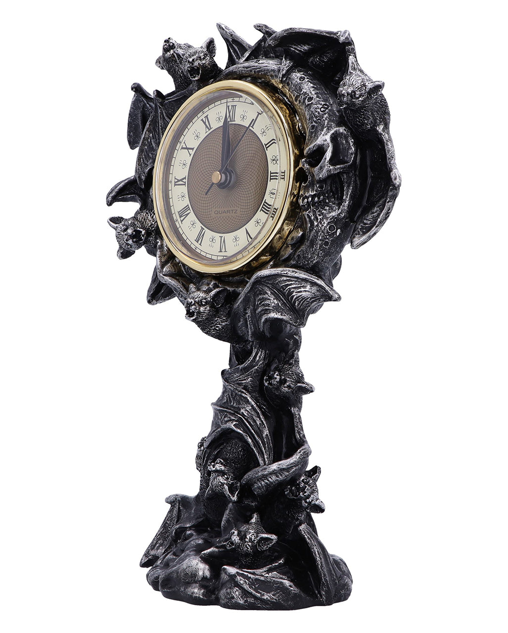 Gothic Fledermaus Tischuhr "Chiroptera" 24cm