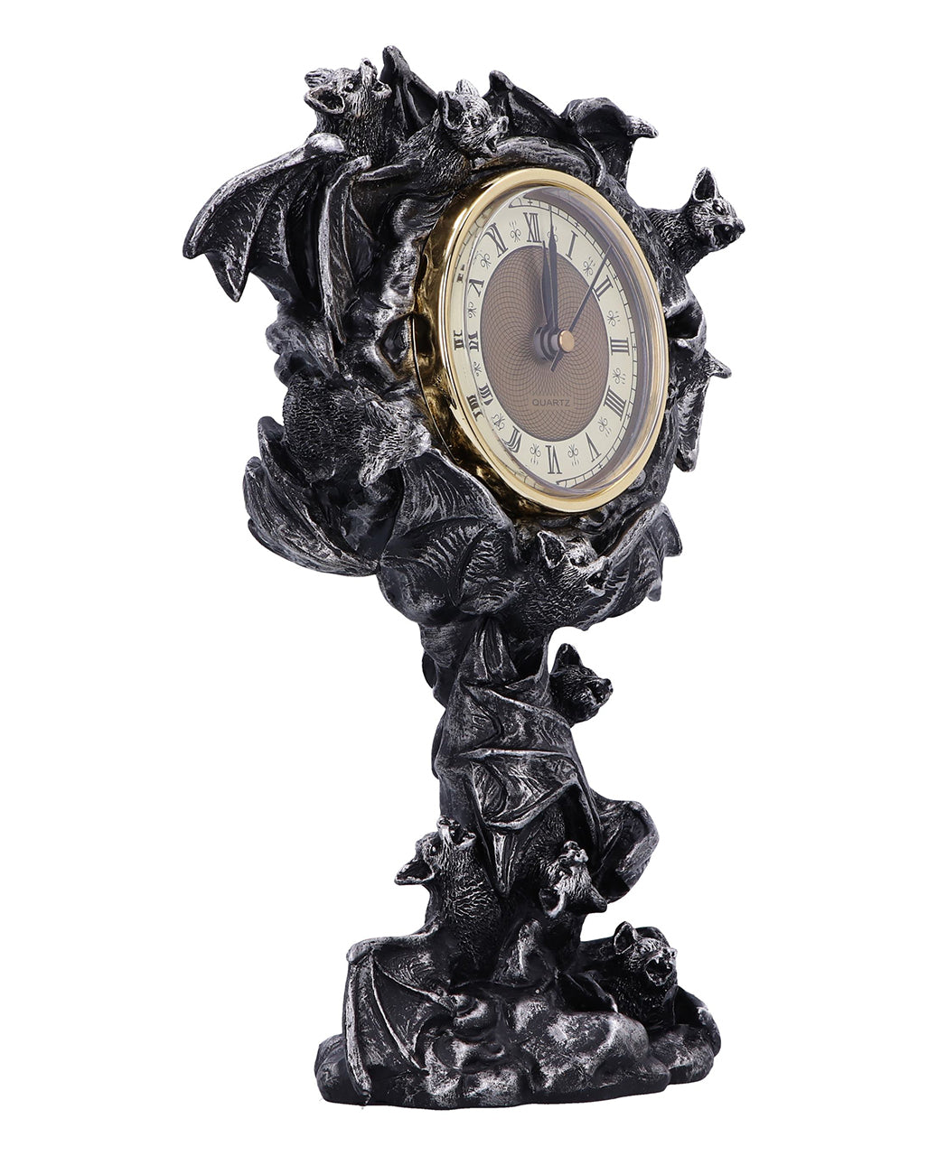 Gothic Fledermaus Tischuhr "Chiroptera" 24cm