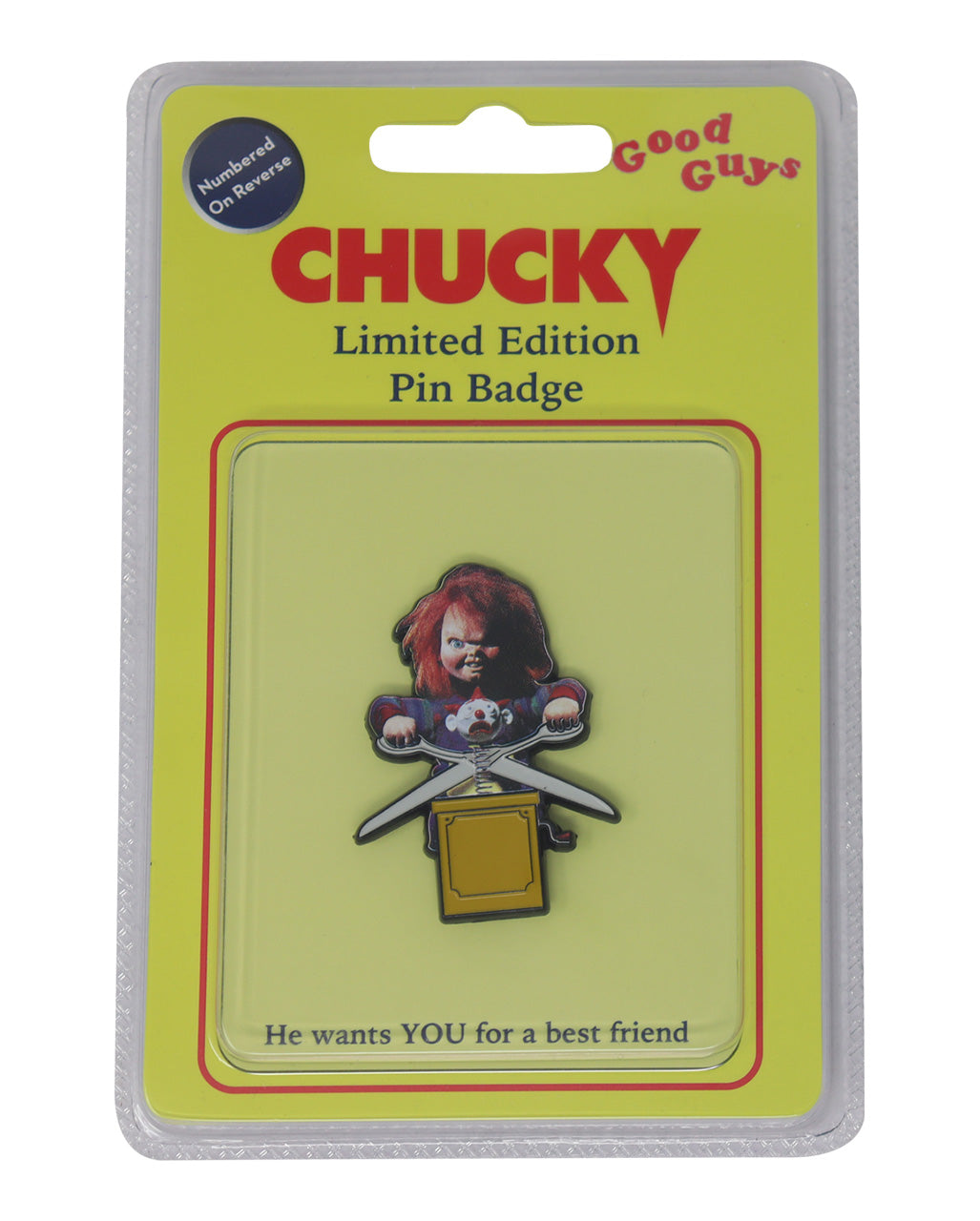 Chucky Ansteck-Pin Limited Edition