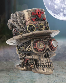 Clockwork Baron Steampunk Totenkopf Figur 11cm
