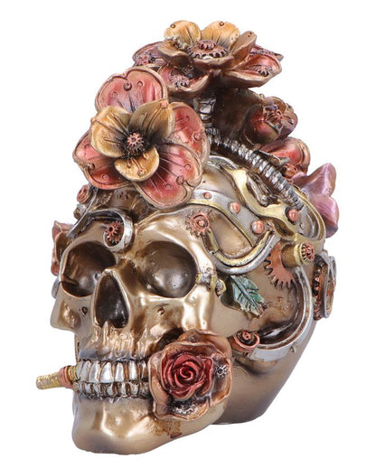 Clockwork Bloom Steampunk Totenkopf 16cm