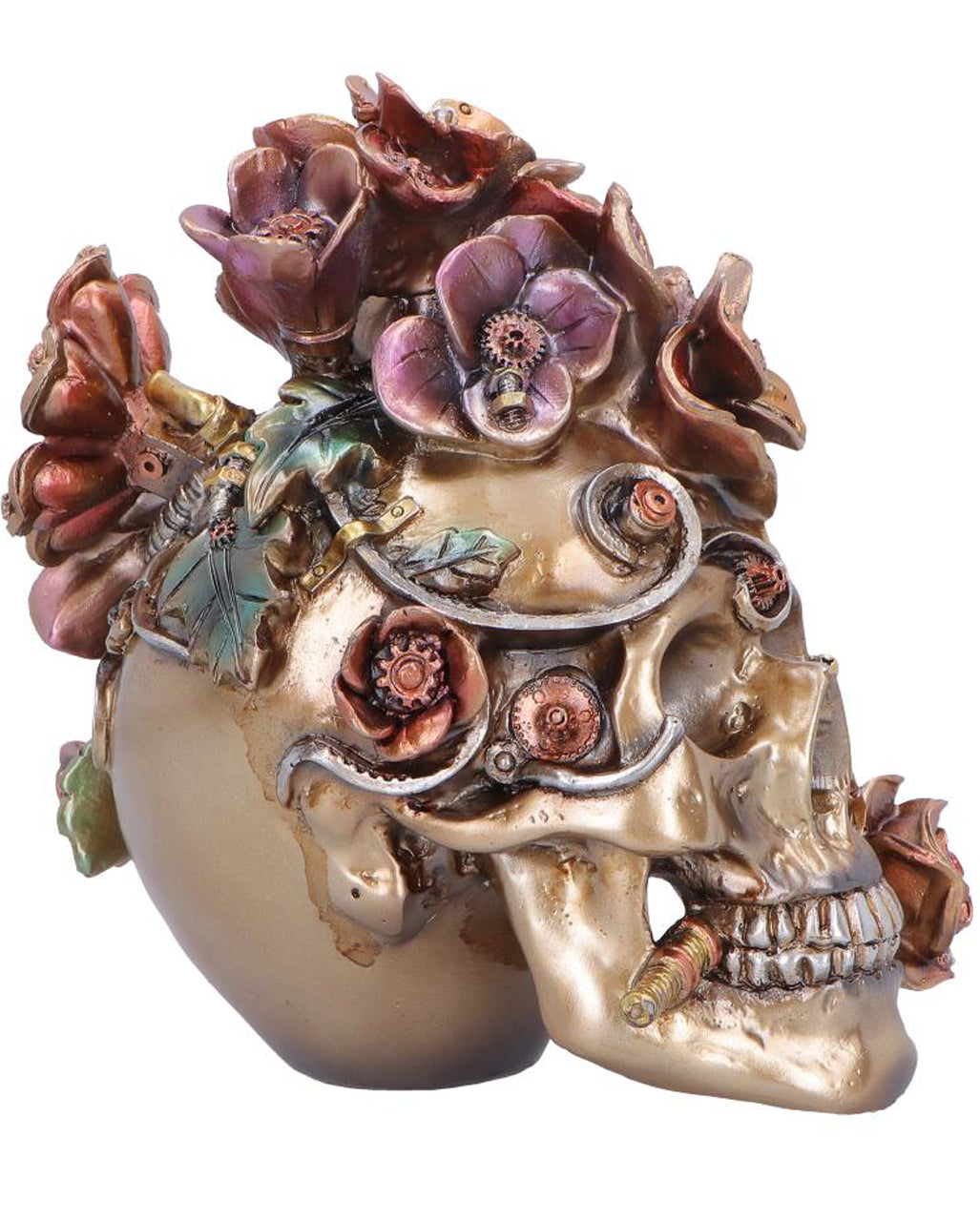 Clockwork Bloom Steampunk Totenkopf 16cm