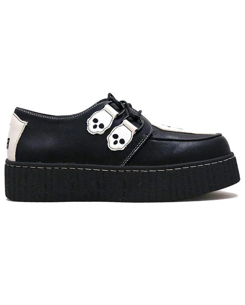 Schwarze Coffin Creepers Schuhe