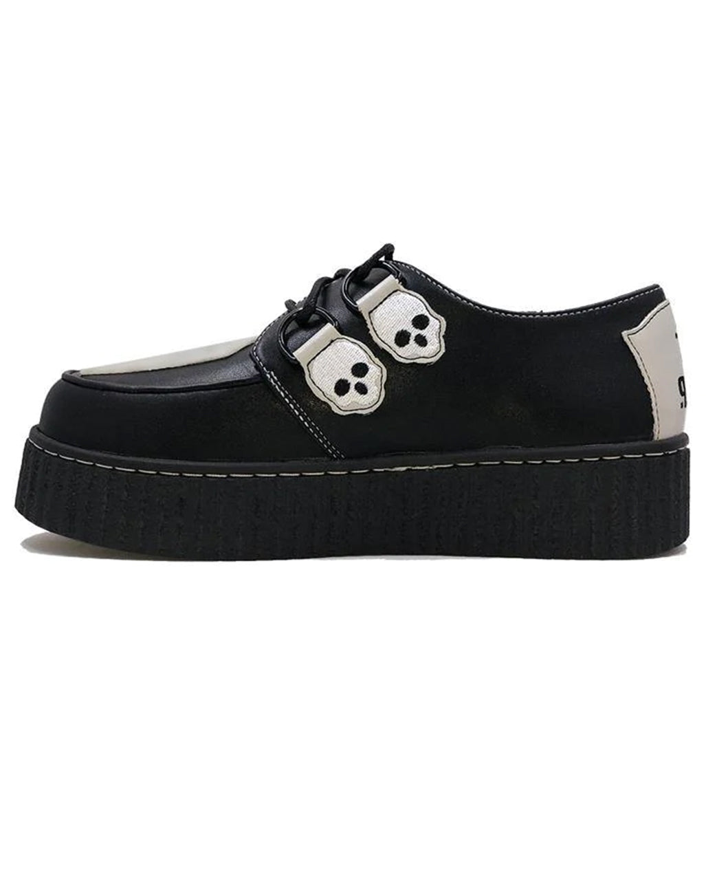 Schwarze Coffin Creepers Schuhe