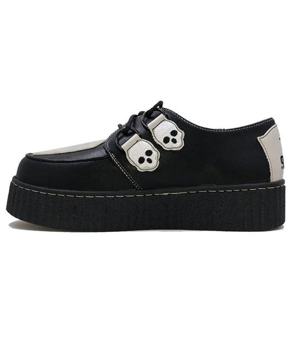 Schwarze Coffin Creepers Schuhe