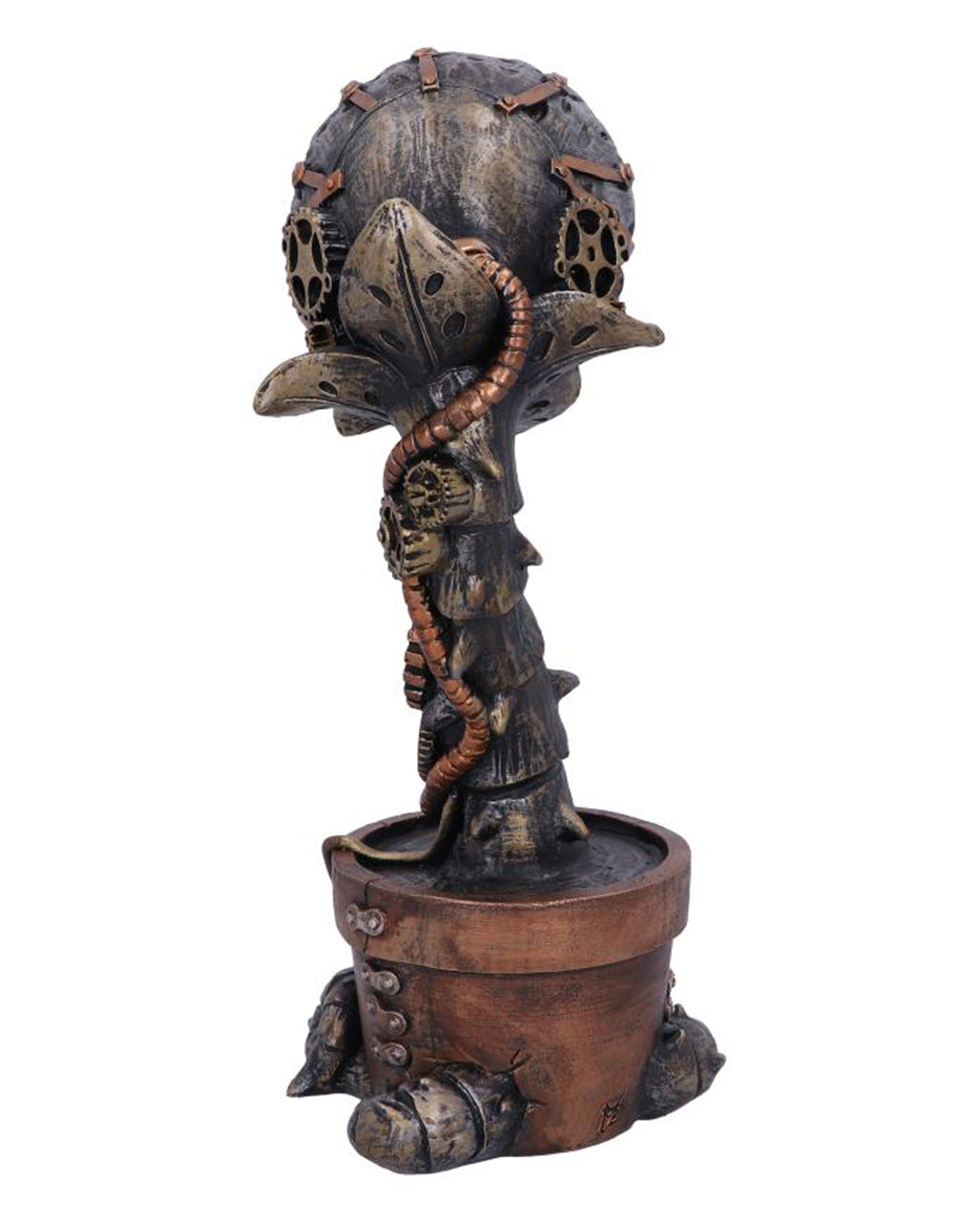 Fleichfressende Steampunk Pflanze Figur 24cm