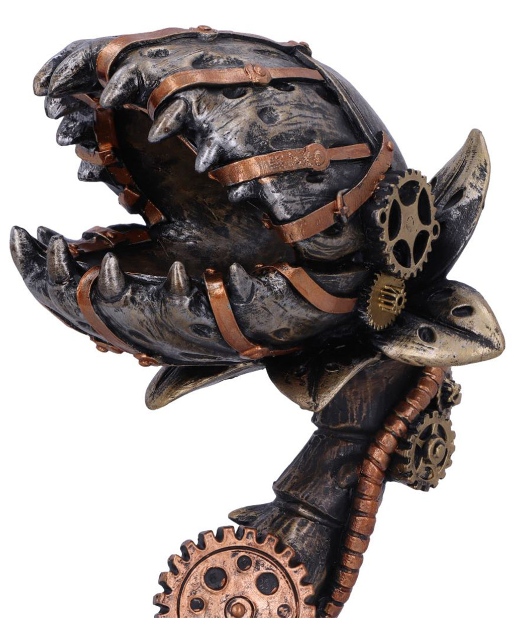 Fleichfressende Steampunk Pflanze Figur 24cm