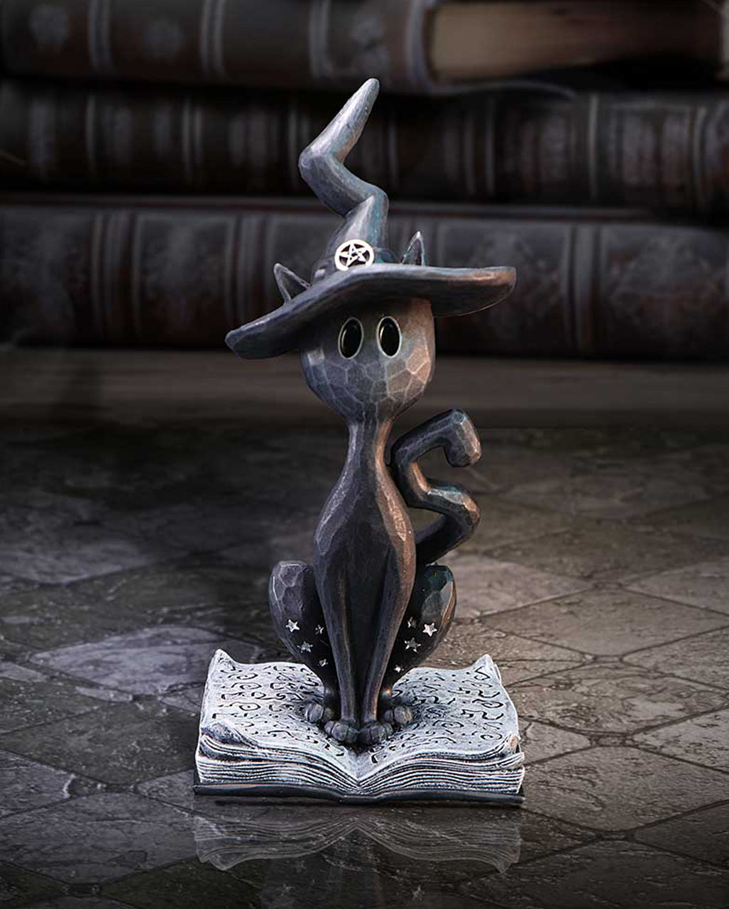 Zauberspruch-Katzenfigur Conjure 15cm