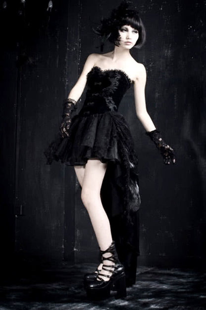 Burlesque Cabaret Corsagen Kleid