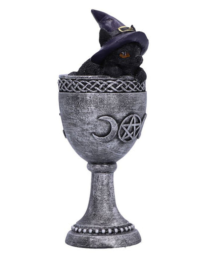 Hexenkätzchen mit Zaubertrank Kelch 15,7cm