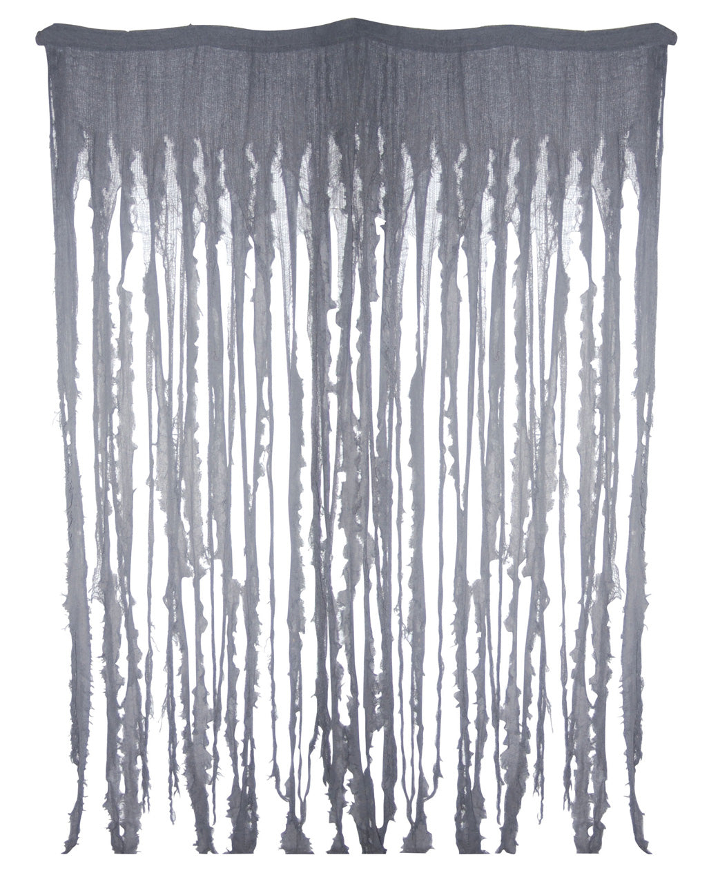 Creepy Halloween Rag Curtain