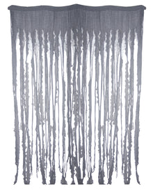 Creepy Halloween Rag Curtain