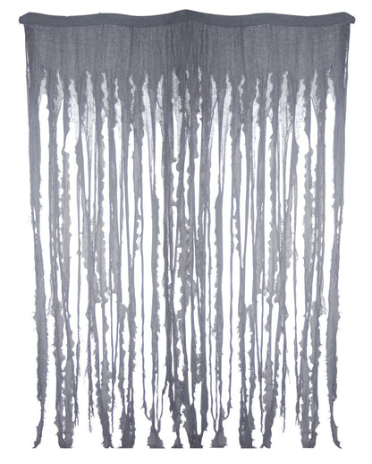 Creepy Halloween Rag Curtain