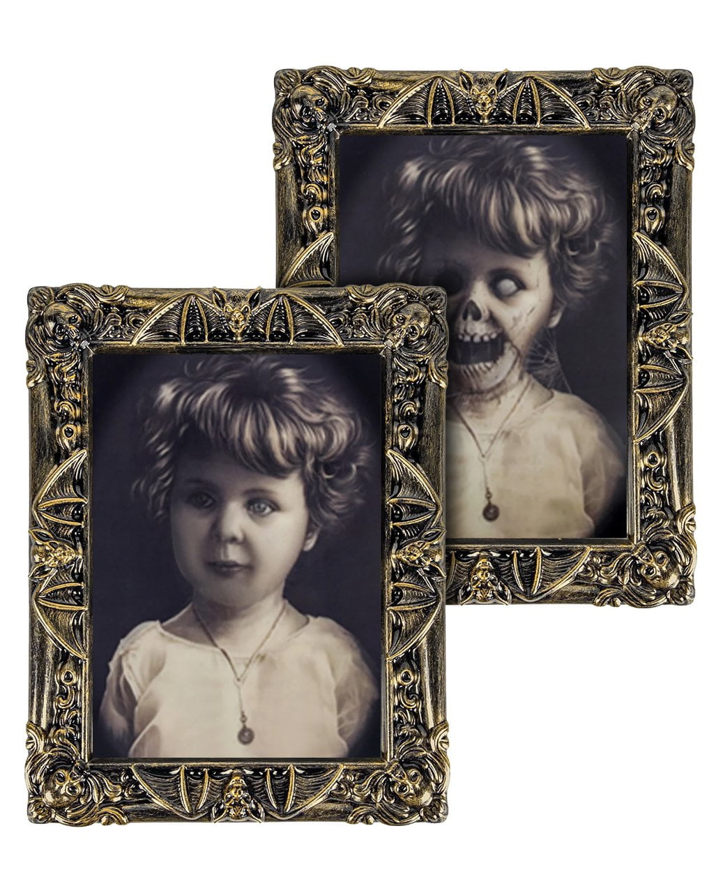 Creepy Little Abigail Hologram Portrait 50x39 cm