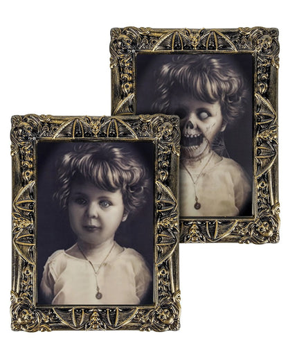 Creepy Little Abigail Hologram Portrait 50x39 cm