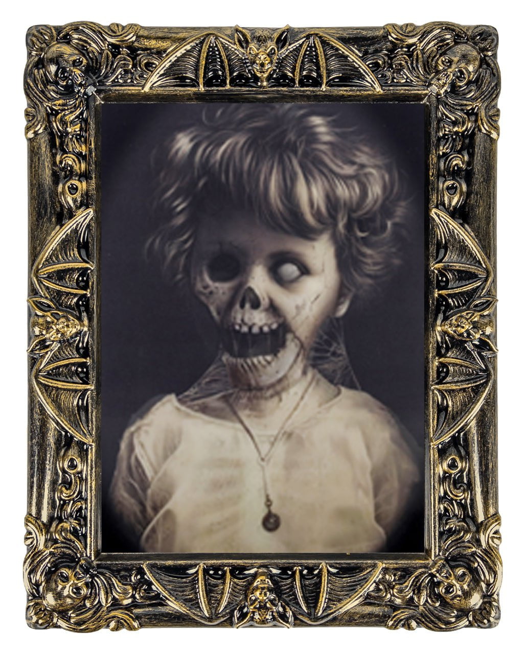 Creepy Little Abigail Hologram Portrait 50x39 cm
