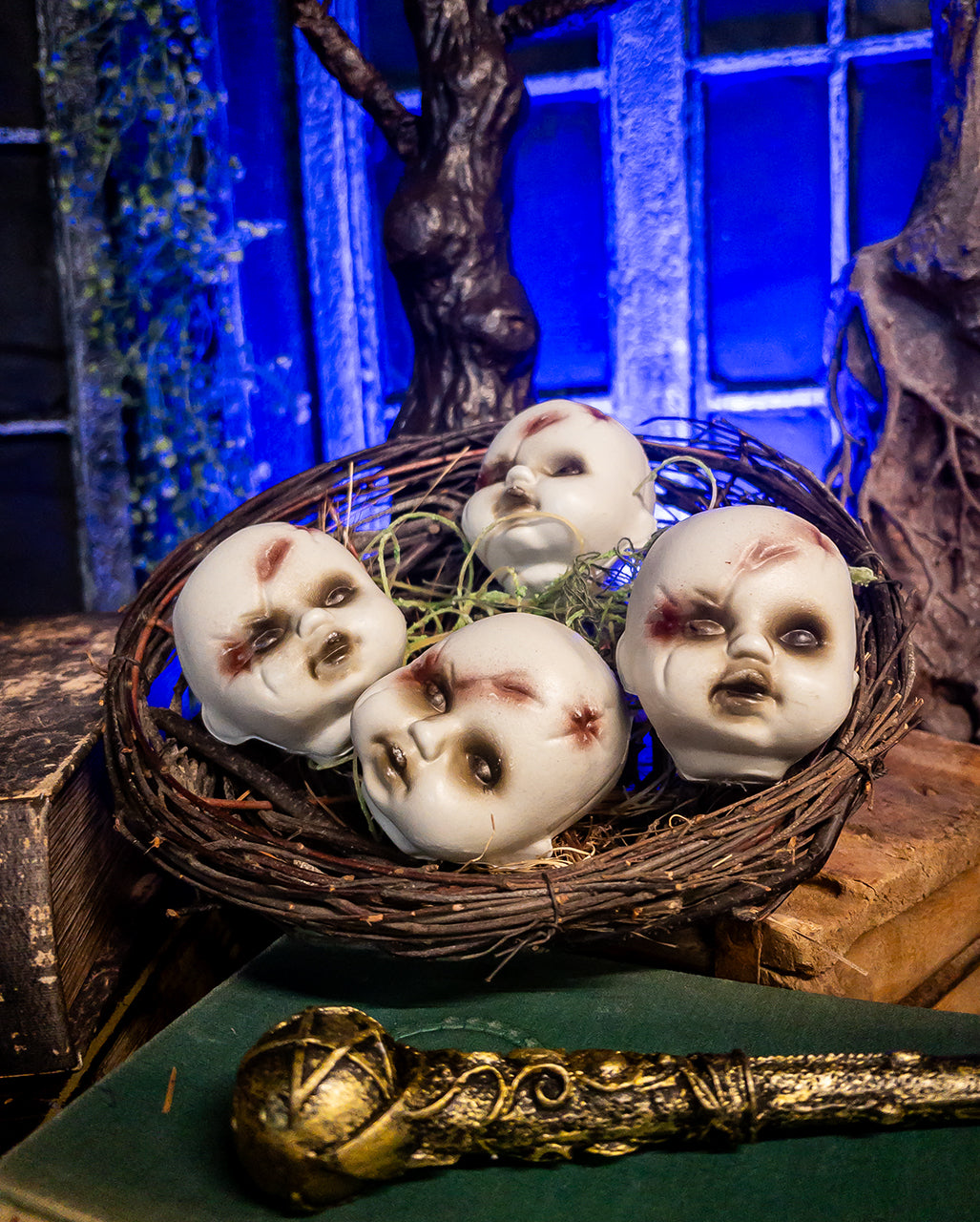 Creepy Puppenköpfe 4 St.