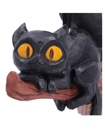 Curse & Claw Halloween Cats Hanging Ornaments (Set of 2) 7cm