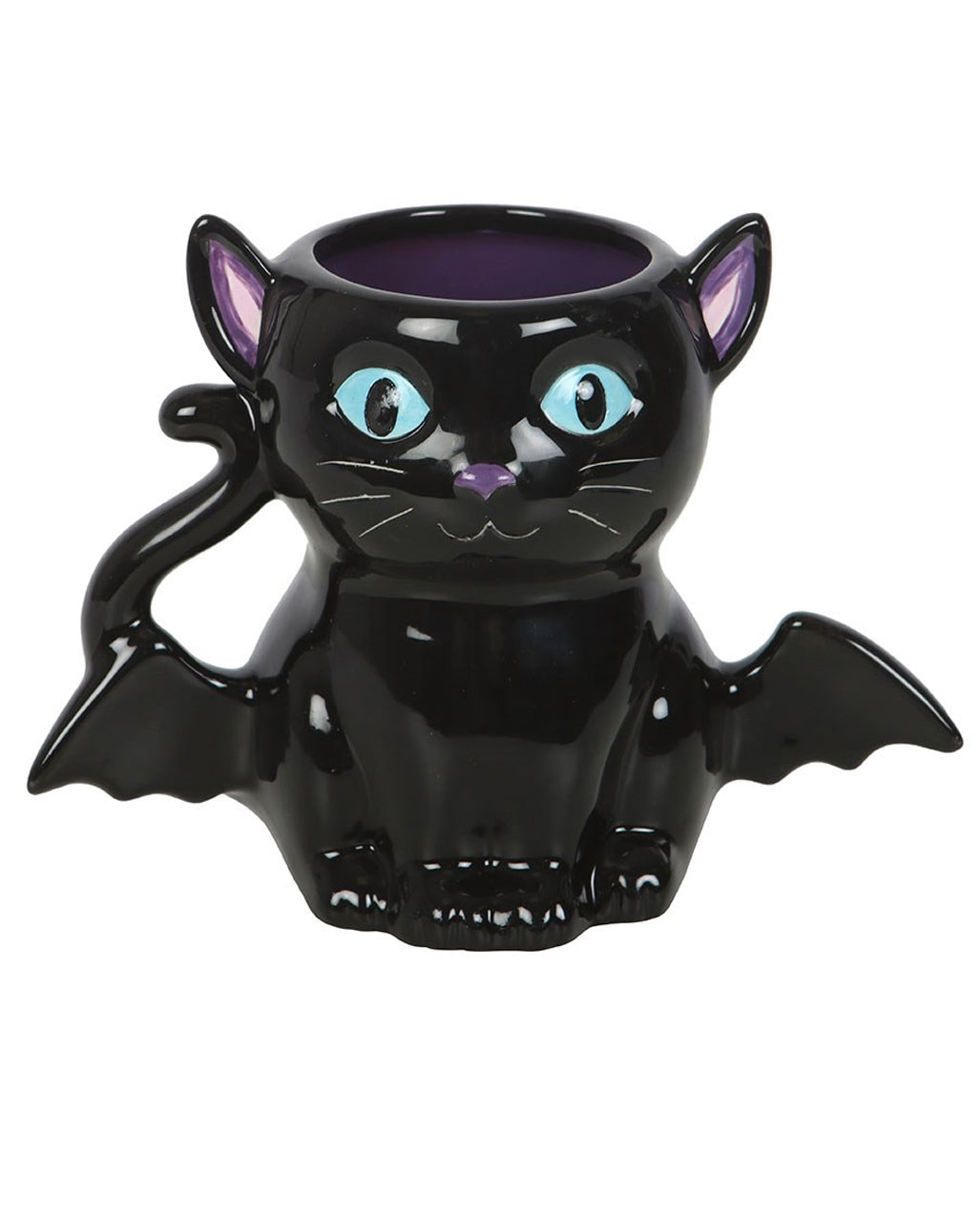 "Cute & Creepy" Bat Cat Coffee Mug