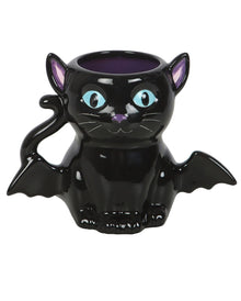 "Cute & Creepy" Bat Cat Coffee Mug