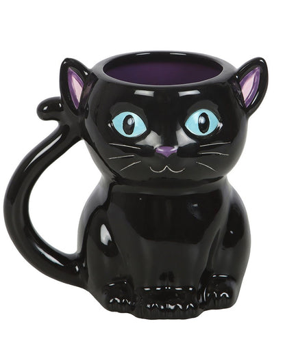 „Cute & Creepy“ Black Cat Kaffeebecher