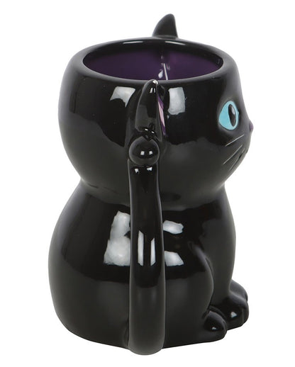 „Cute & Creepy“ Black Cat Kaffeebecher