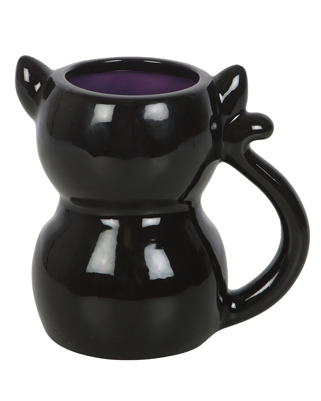 „Cute & Creepy“ Black Cat Kaffeebecher