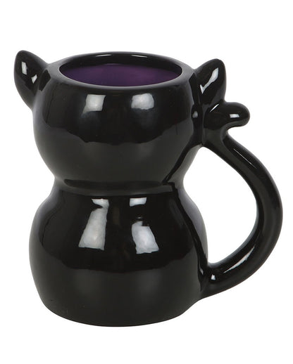 „Cute & Creepy“ Black Cat Kaffeebecher