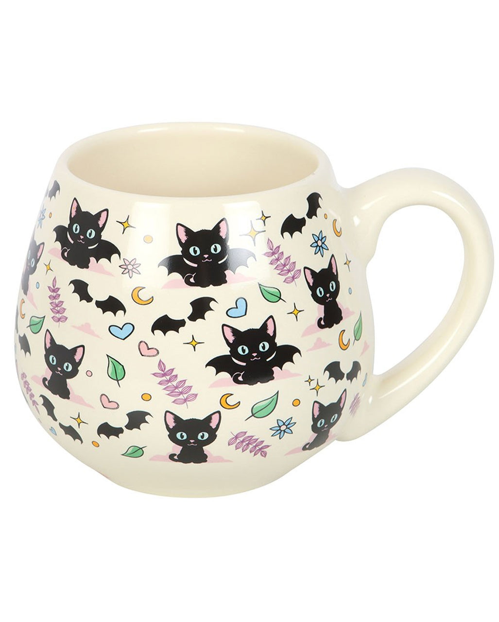 "Cute & Creepy" Mystieke Koffiemok Met Kattenmotief
