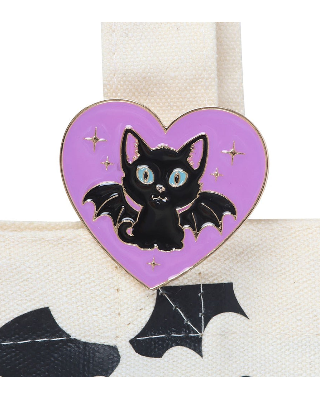 „Cute & Creepy“ Mystic Tragetasche mit Katzenmotiv