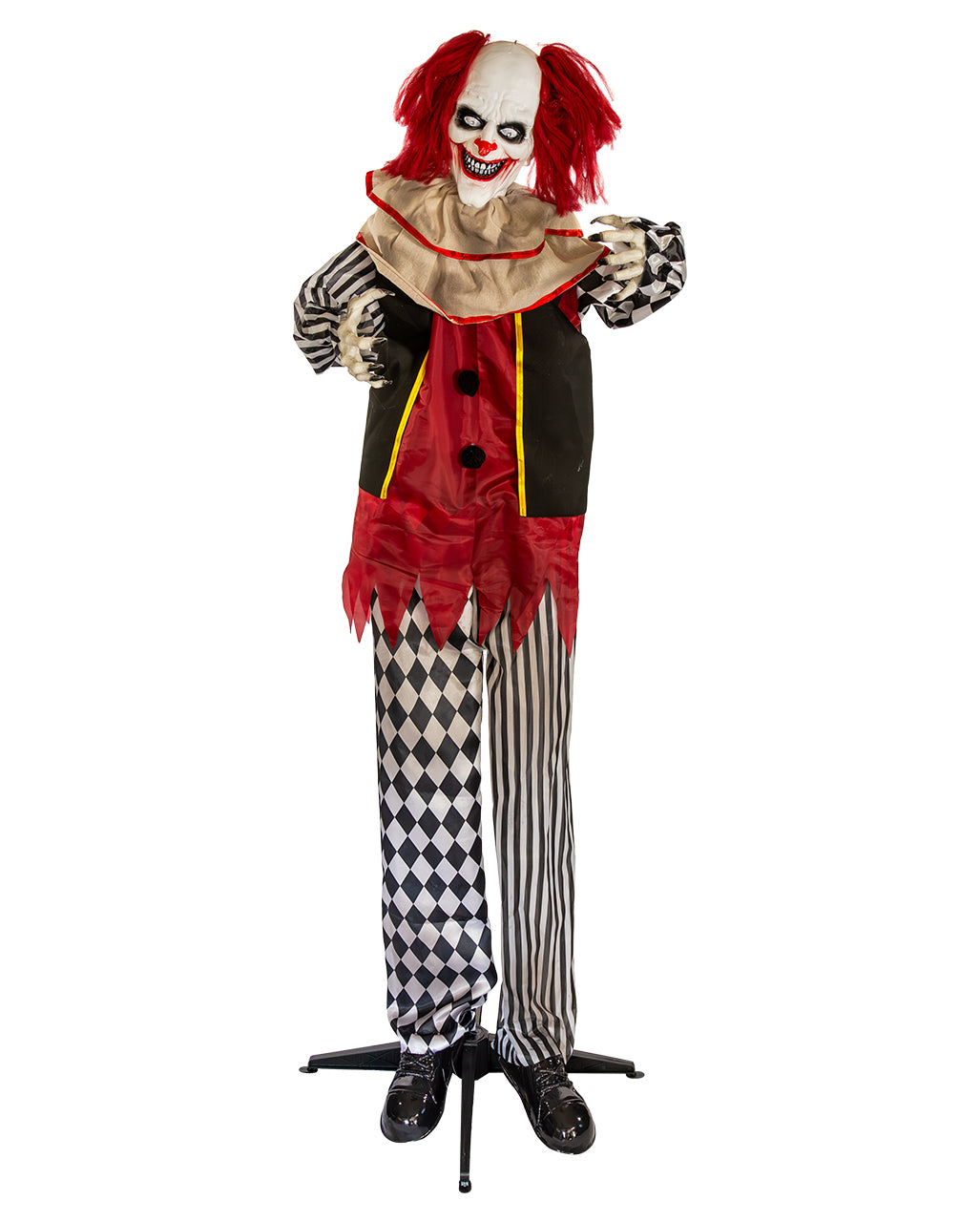 Demonic Horror Clown As Halloween Animatronic 170cm