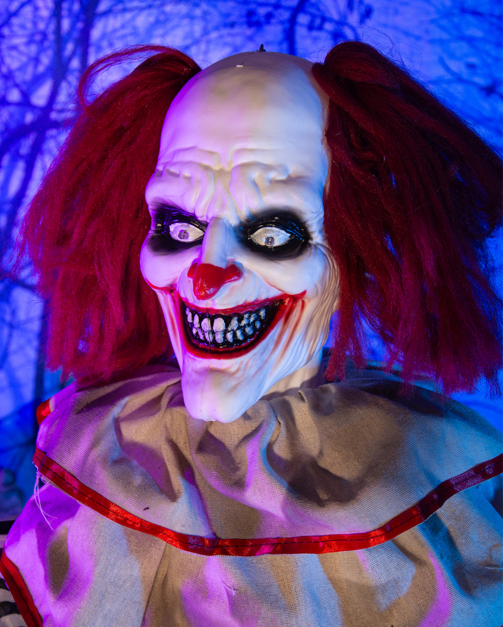 Demonic Horror Clown As Halloween Animatronic 170cm