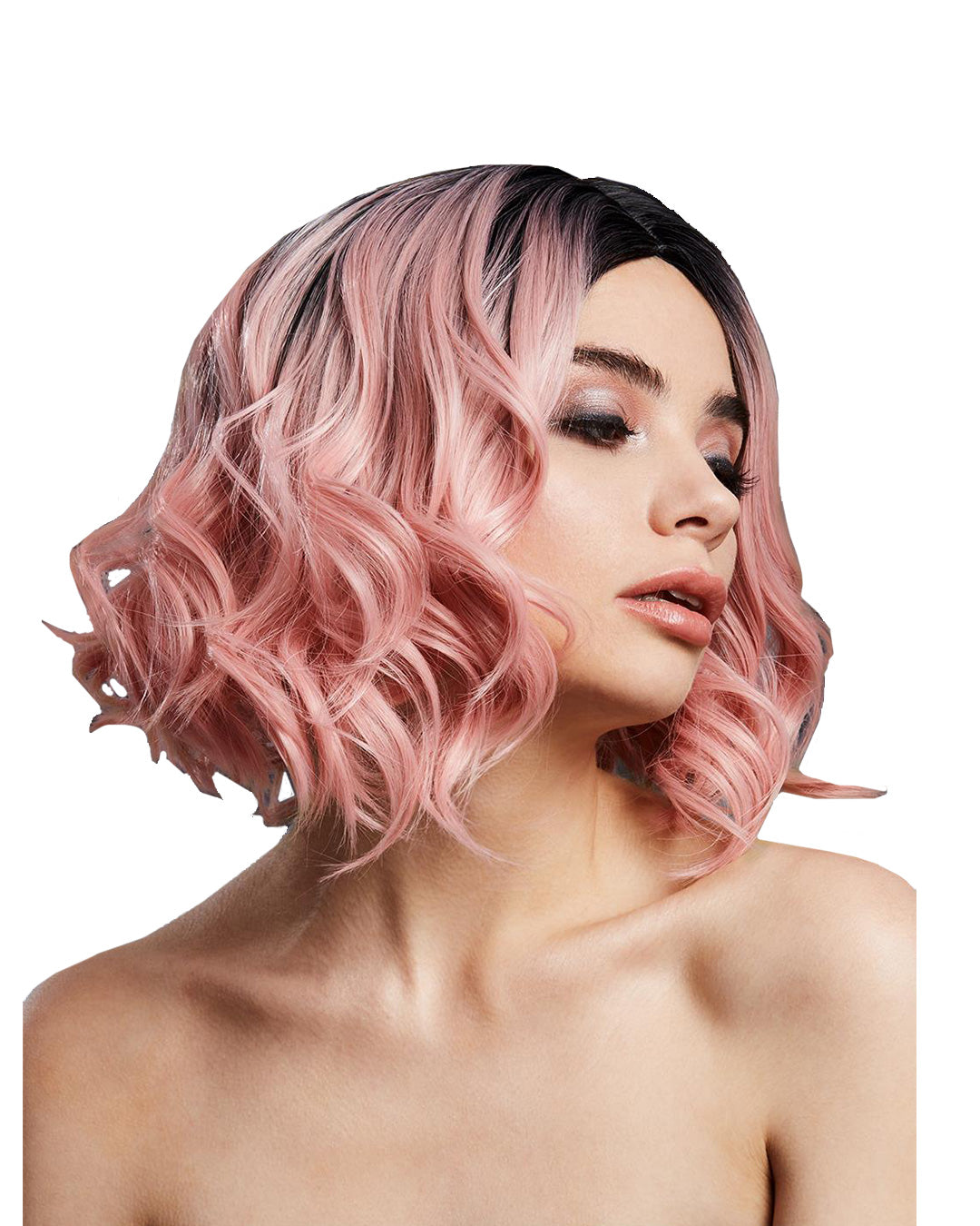 Ladies Wig Kourtney Baby Pink Blend