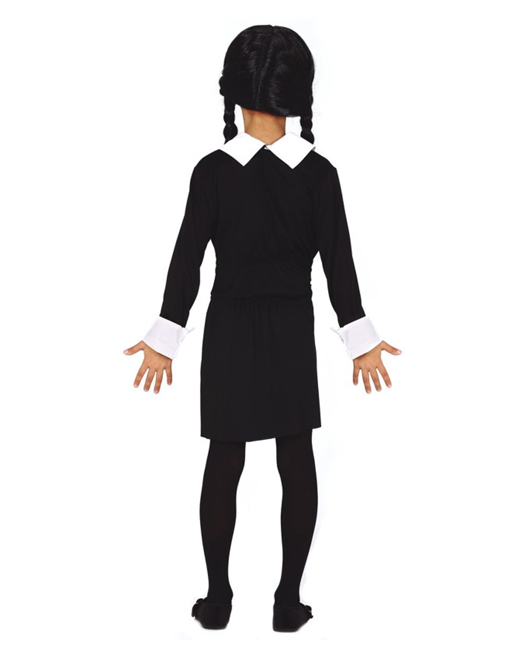 Spooky Girl Kinder Kostüm Kleid Schwarz