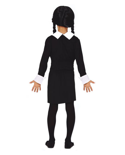 Spooky Girl Kinder Kostüm Kleid Schwarz