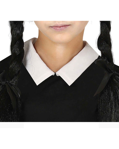 Spooky Girl Kinder Kostüm Kleid Schwarz