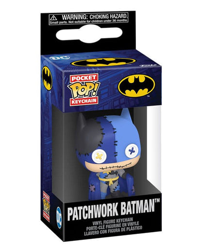 DC Patchwork Batman Funko Pocket POP! Schlüsselanhänger