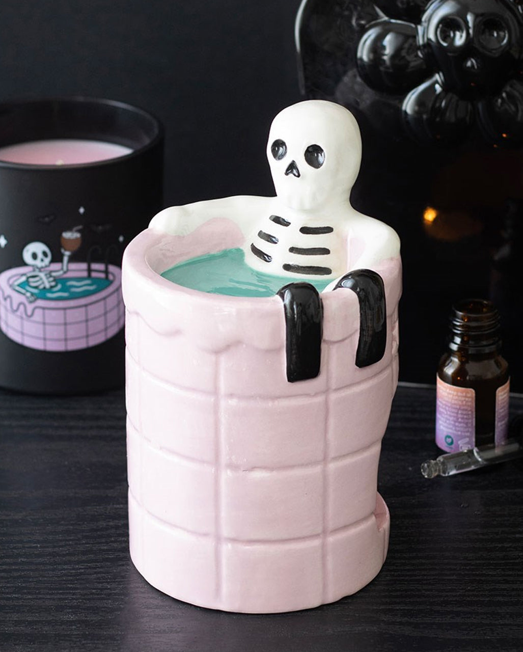Dead Cool Summerween Skelett-Duftölbrenner