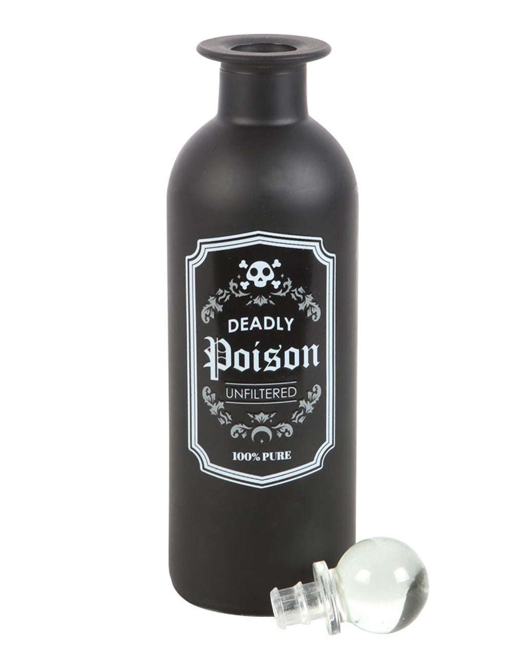 "Deadly Poison" Gothic-Dekoflasche 19cm