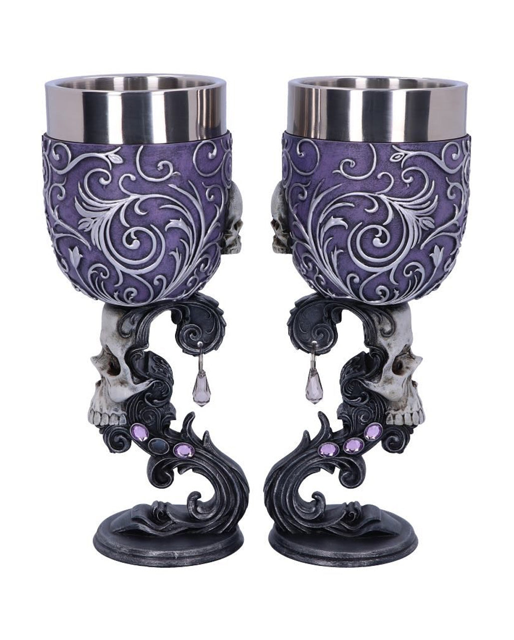 Death Desire Skull Goblet - Set Of 2